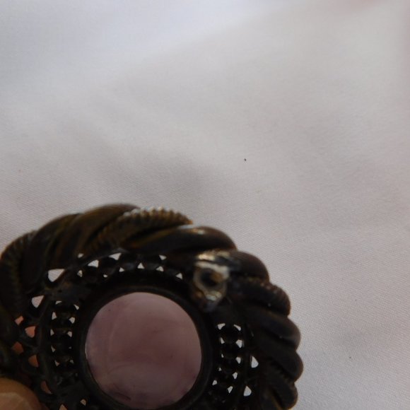 Vintage Marcasite Pin Brooch - Picture 3 of 9
